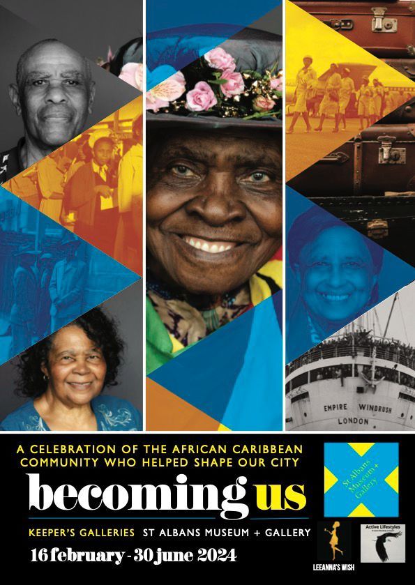 poster for becoming us at the St Albans museum
