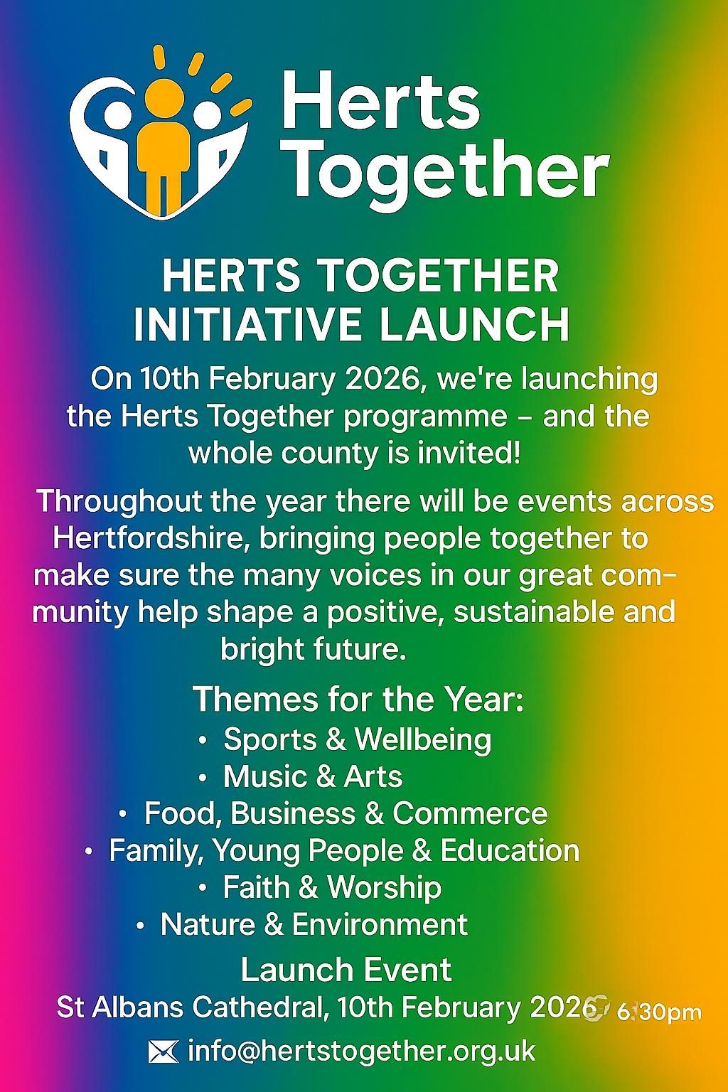 Herts Together poster